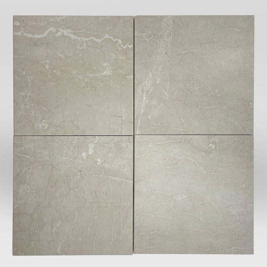 Botticcino Honed 12"x12" Marble Tile