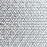 Sunflower Thassos and Blue Celeste Marble Mosaic