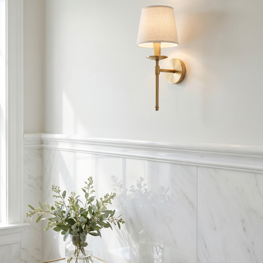 Thassos polished white marble chair rail molding - bathroom wall border