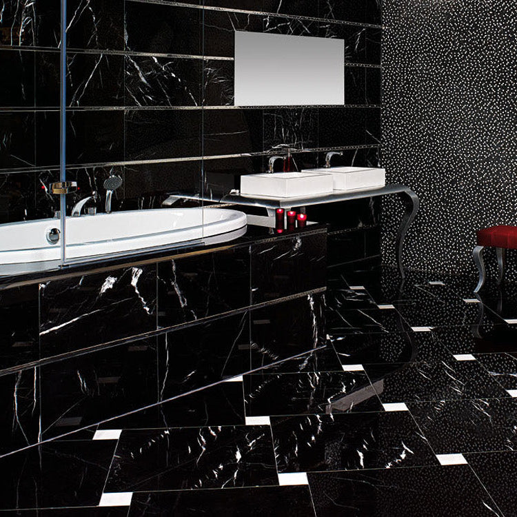Big Apple Marble -Nero Marquina, Black Marble