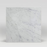 White Carrara Honed 24"x24" Marble Tile
