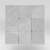 Botticcino Tumbled 4"x4" Marble Tile