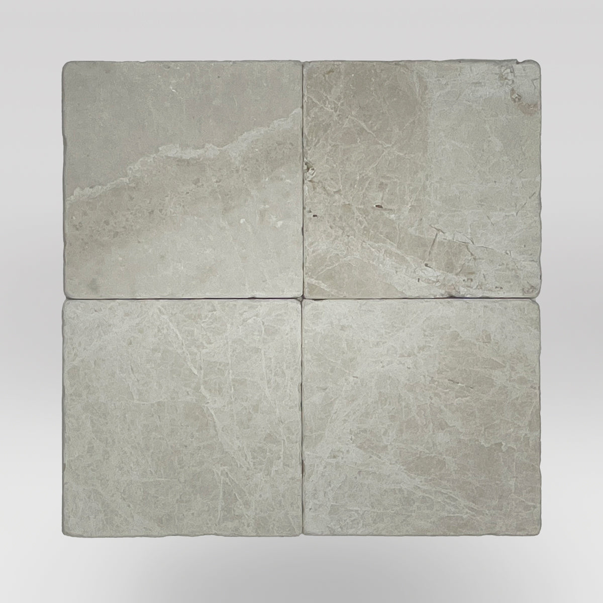Botticcino Tumbled 6"x6" Marble Tile