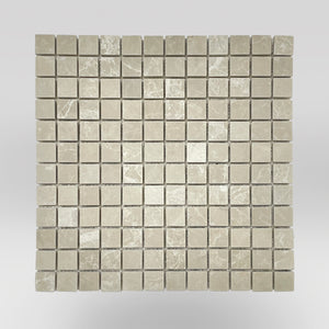 Botticcino Tumbled 1"x1" Mosaic