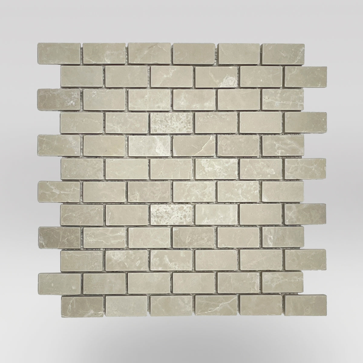 Botticcino Tumbled 1"x2" Mosaic