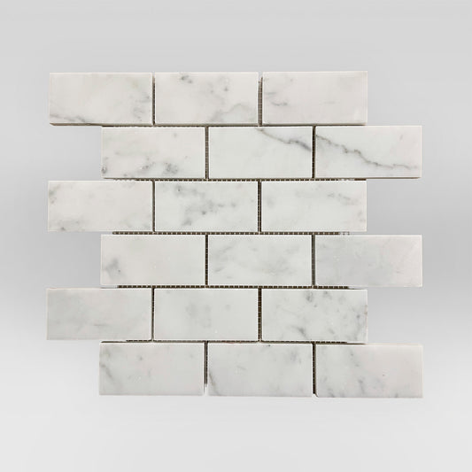Calacatta Gold Polished 2"x4" Marble Mosaic