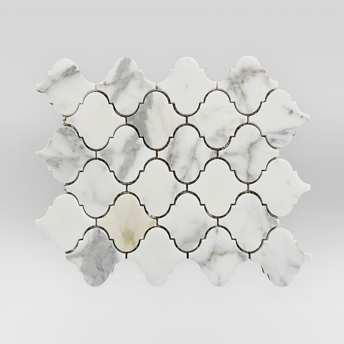 Calacatta Gold Polished Lantern Marble Mosaic