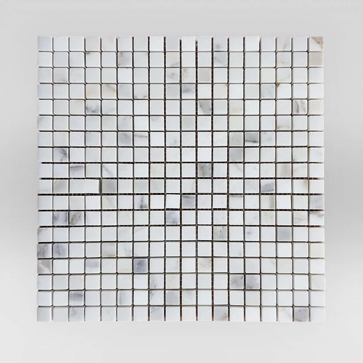 Calacatta Gold Polished 5/8"x5/8" Marble Mosaic