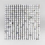 Calacatta Gold Polished 5/8"x5/8" Marble Mosaic