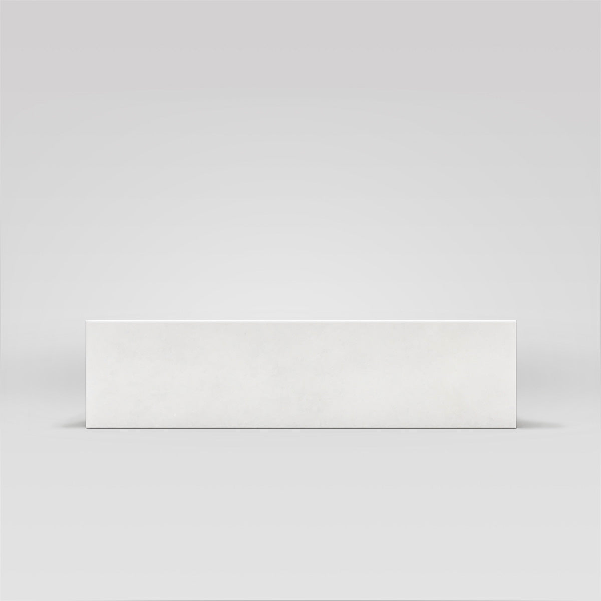 Dolomite Polished 3"x12" Mable Tile on light gray background.