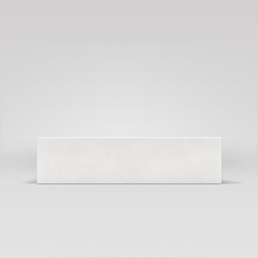 Dolomite Polished 3"x12" Mable Tile on light gray background.