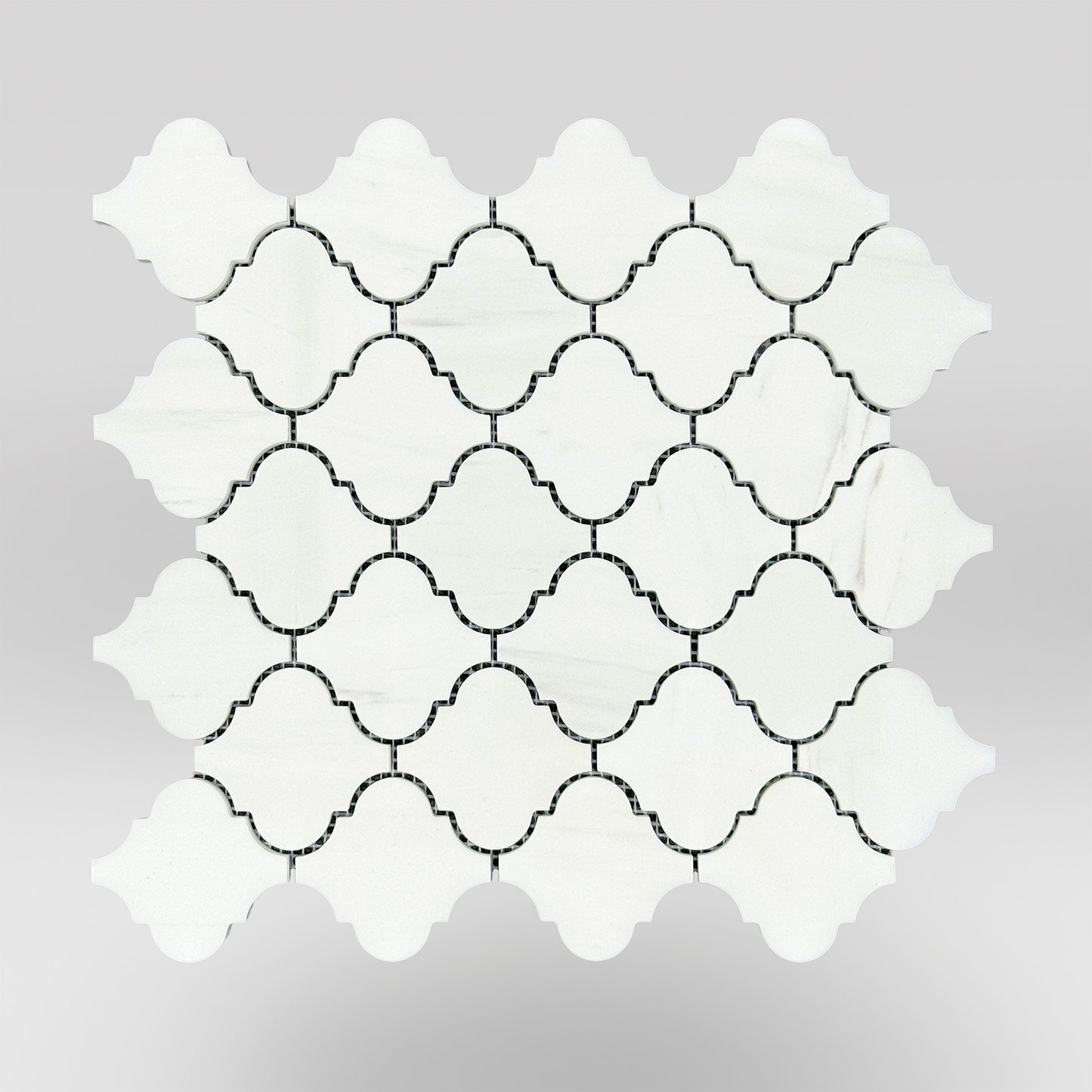 Dolomite Polished Arabesque Marble Mosaic