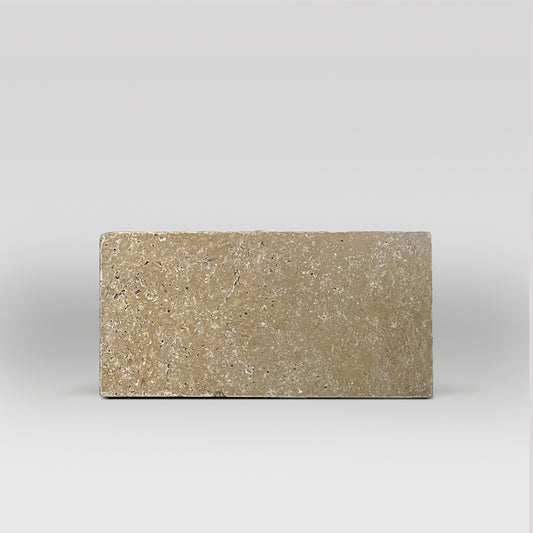 Noce Travertine Tumbled 6"x12" Tile