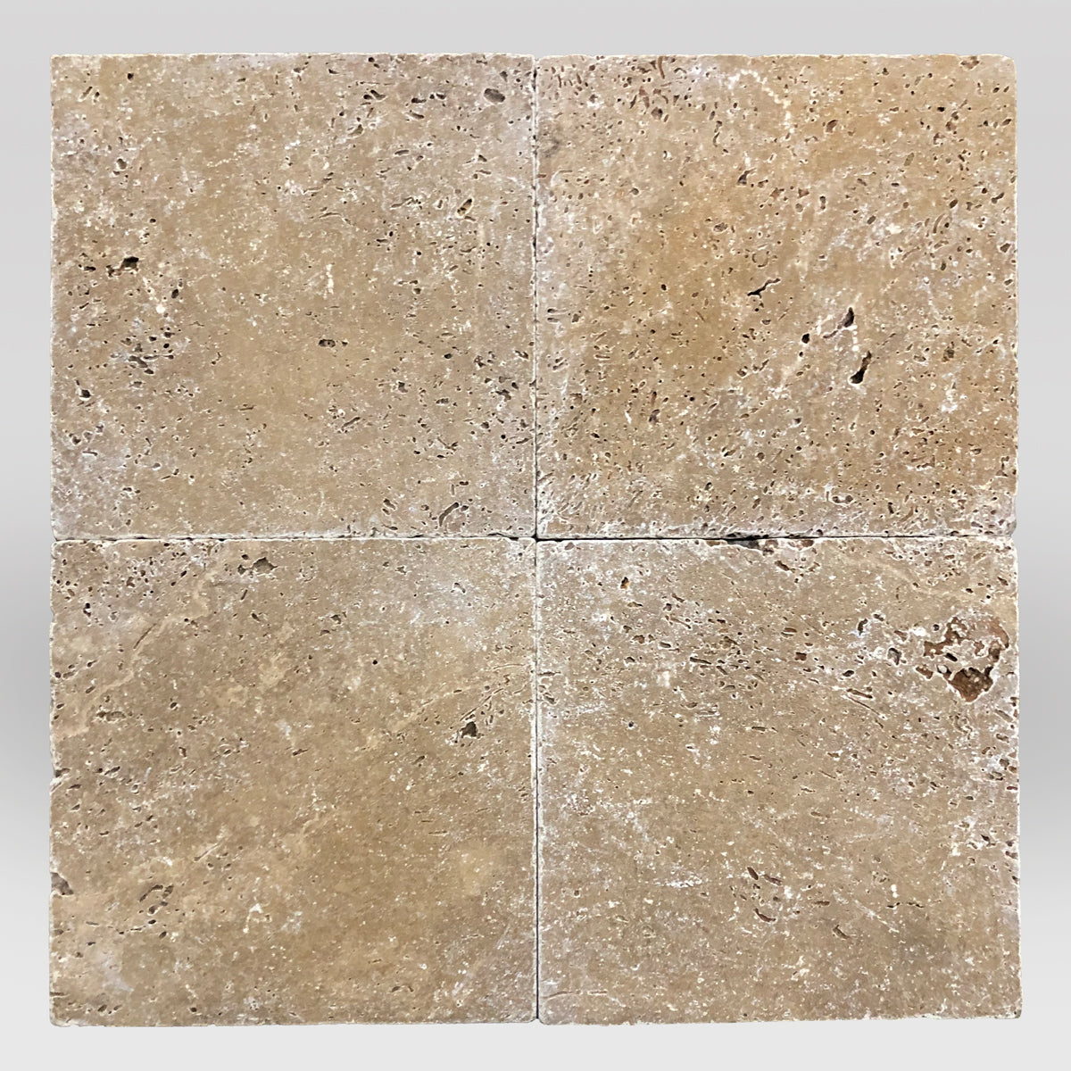 Noce Travertine Tumbled 12"x12" Tile