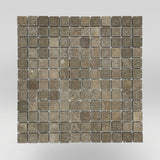 Noce Travertine Tumbled 1"x1" Mosaic