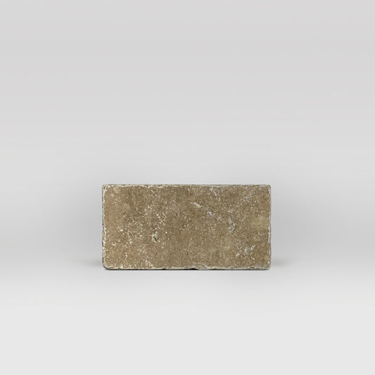 Noce Travertine Tumbled 3"x6" Tile