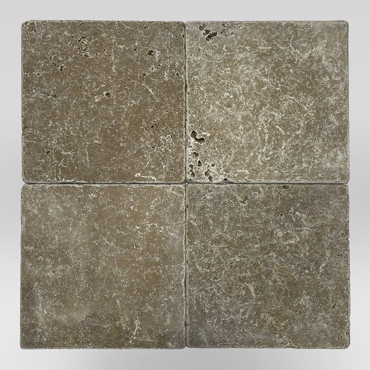 Noce Travertine Tumbled 8"x8" Tile