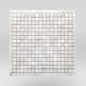 Oriental White/Eastern White Polished 5/8"x5/8" Mosaic Tile