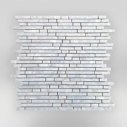 Random Sticks Mother of Pearl Marble Mosaic