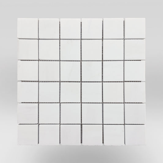 Thassos Polished 2"x2" Mosaic Tile