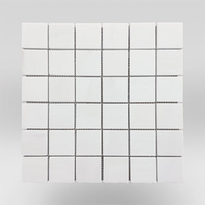 Thassos Polished 2"x2" Mosaic Tile