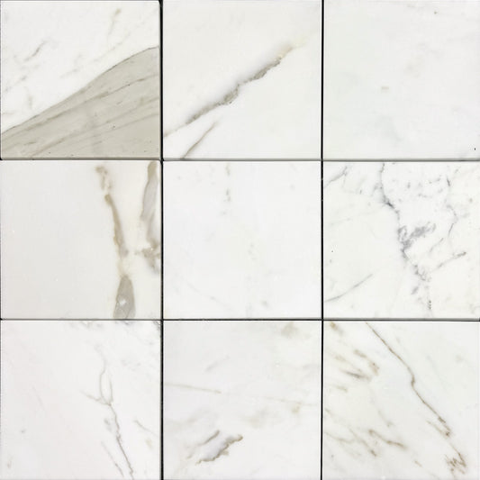 Calacatta Gold Honed 12"x12" Marble Tile