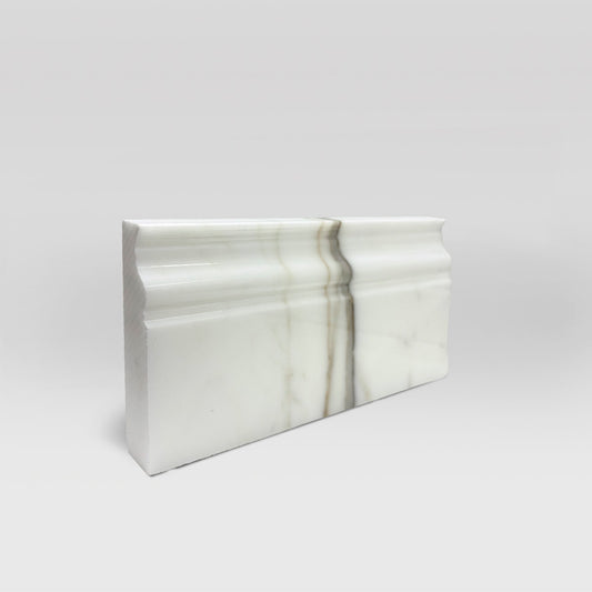Calacatta Gold Polished Base Marble Molding