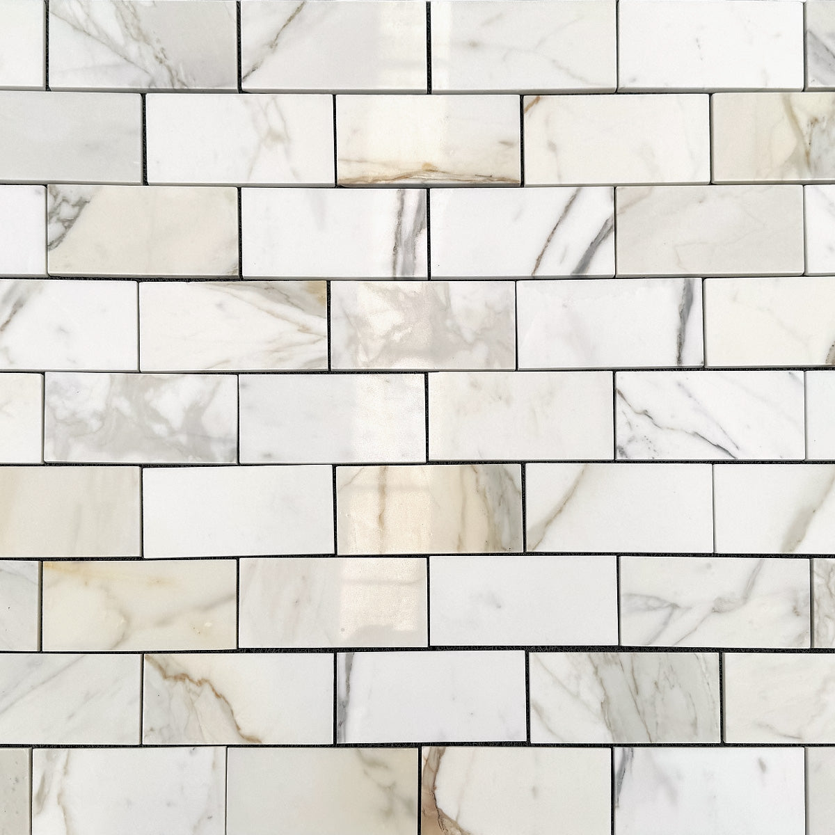 Calacatta Gold Polished 3"x6" Marble Tile