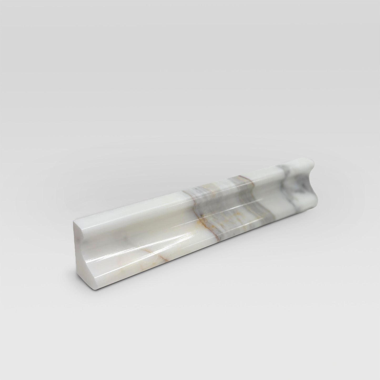 Calacatta Gold Polished Chair Rail Marble Molding