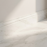 Dolomite honed base molding - hallway skirting