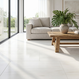 Dolomite polished 12x24 marble tile - living room floor