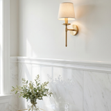 Thassos polished white marble chair rail molding - bathroom wall border