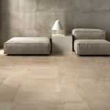 One Rope Matte 12"x24" Cement Look Porcelain Tile