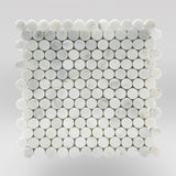 Eastern White/Oriental White Polished Penny Round - BigAppleMarble.com