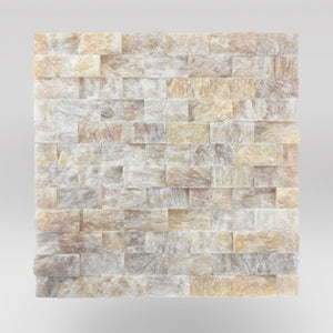 Honey Onyx Split Face 1"x2" Mosaic Tile / Brick - BigAppleMarble.com
