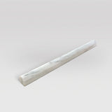 Oriental White/Eastern White Polished Pencil 3/4"x12" Marble Molding - BigAppleMarble.com