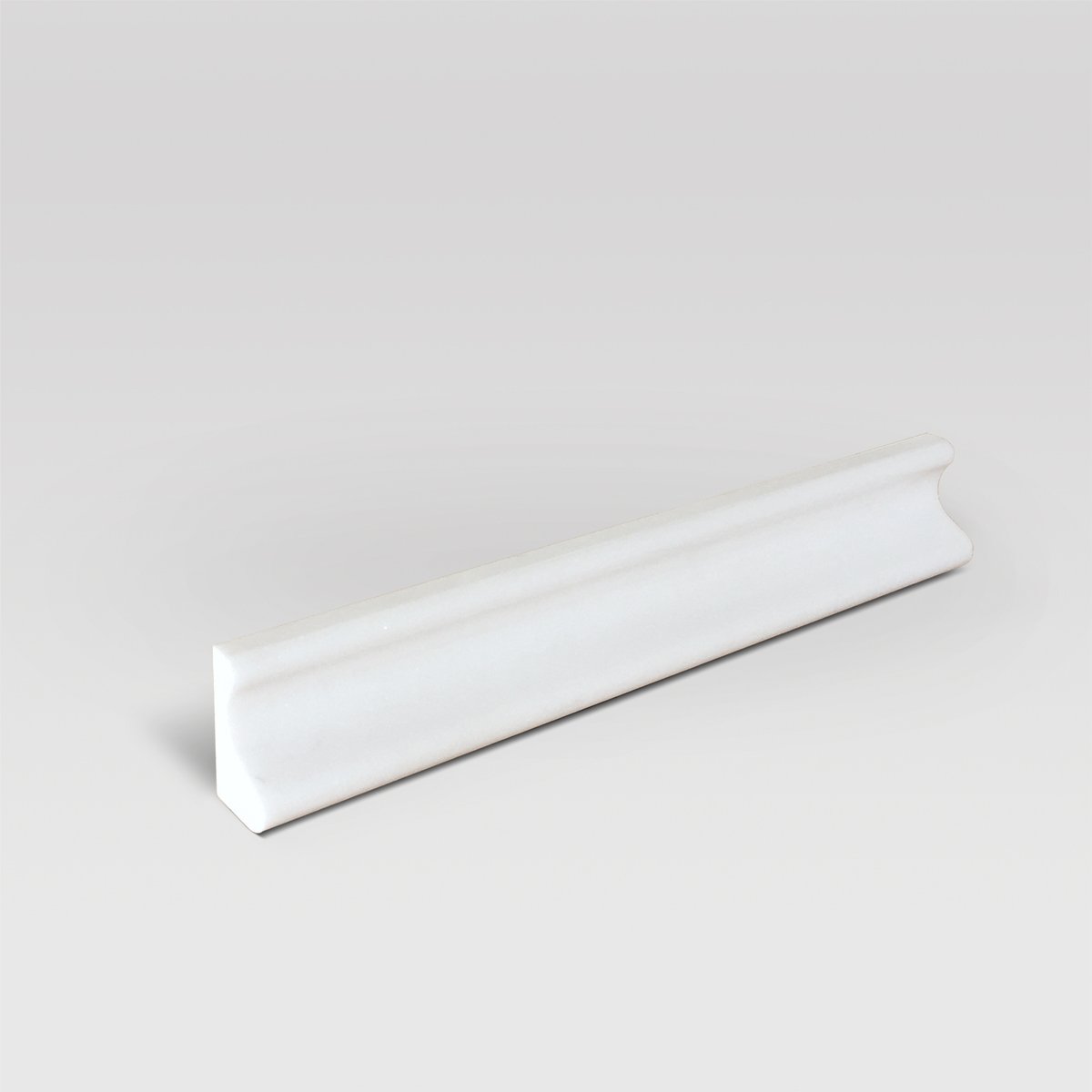Thassos Polished Chair Rail Marble Molding - BigAppleMarble.com