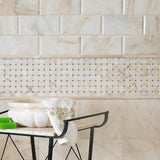 Afyon Sugar Polished 6"x6" Marble Tiles BigAppleMarble.com