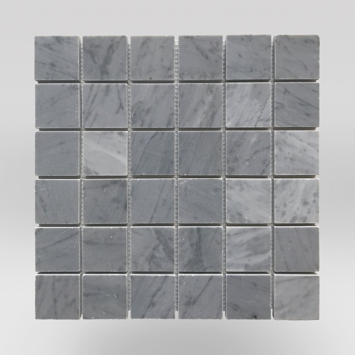 Bardiglio Polished 2"x2" Marble Mosaic