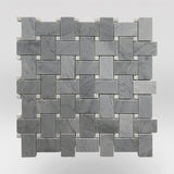 Bardiglio Polished Basket Weave