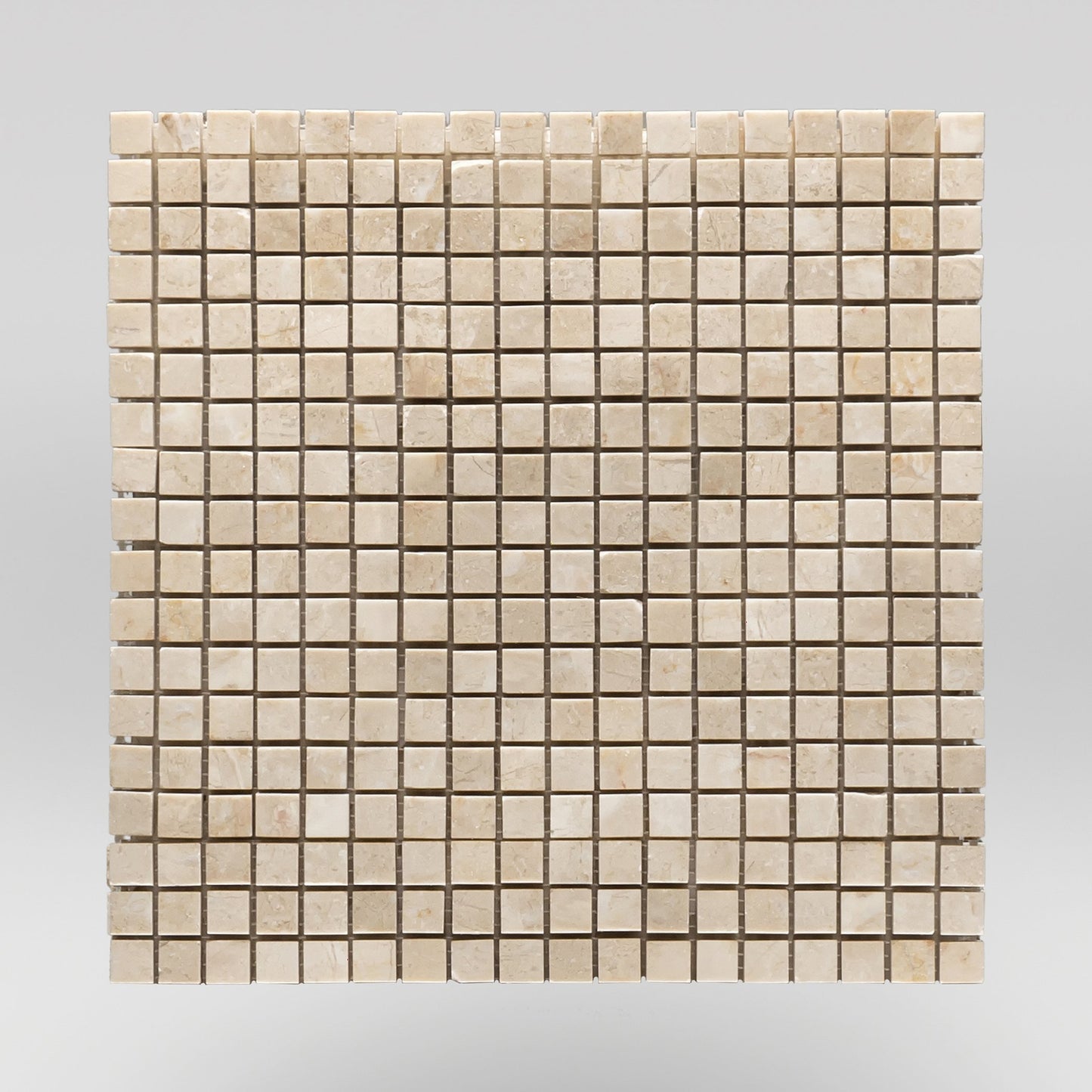 Bursa Beige Polished 5/8"x5/8" Marble Mosaic / Square BigAppleMarble.com