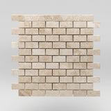 Cappuccino Polished 1"x2" Marble Mosaic / Brick BigAppleMarble.com