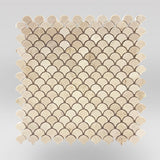Crema Marfil Fish Scale - BigAppleMarble.com