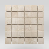 Crema Marfil Select Polished 2"X2" | Marble Mosaic | Square | BigAppleMarble.com