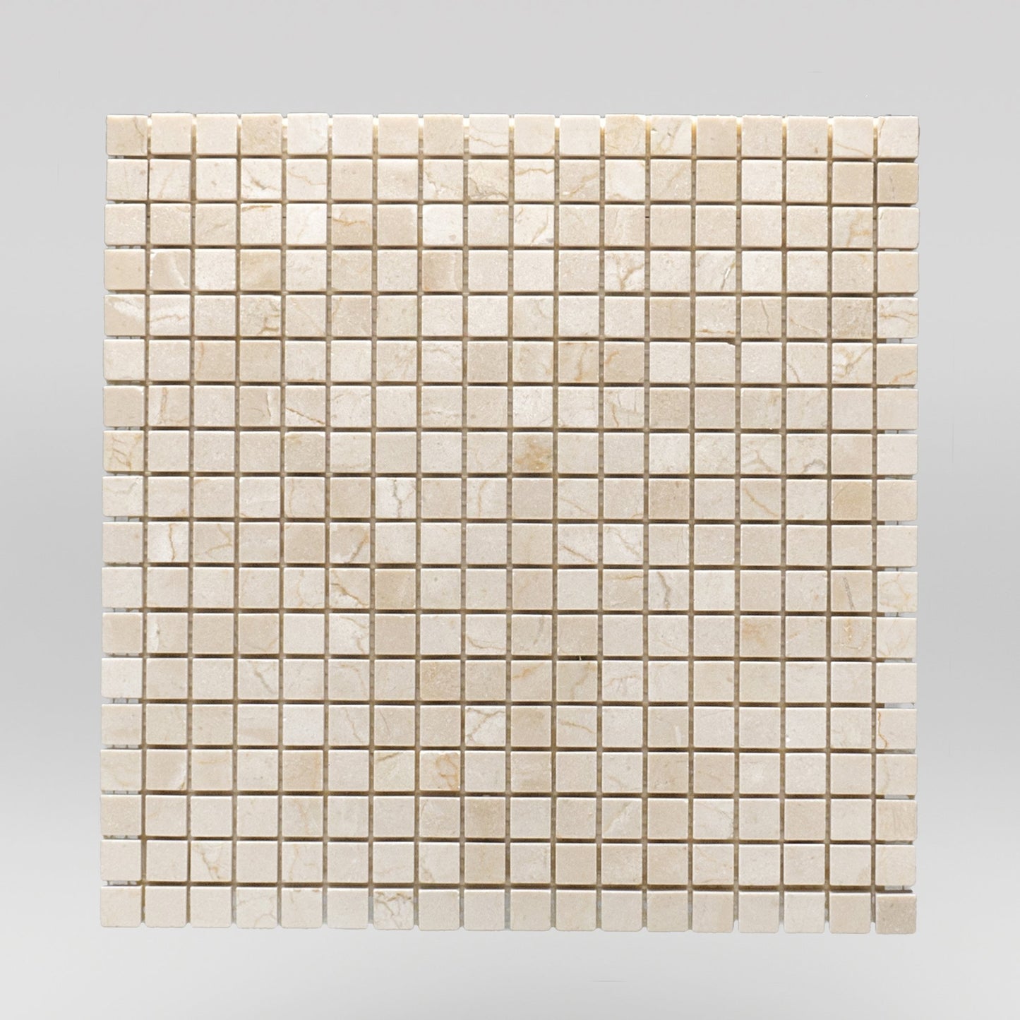 Crema Marfil Select Polished 5/8"x5/8" | Marble Mosaic | Square | BigAppleMarble.com