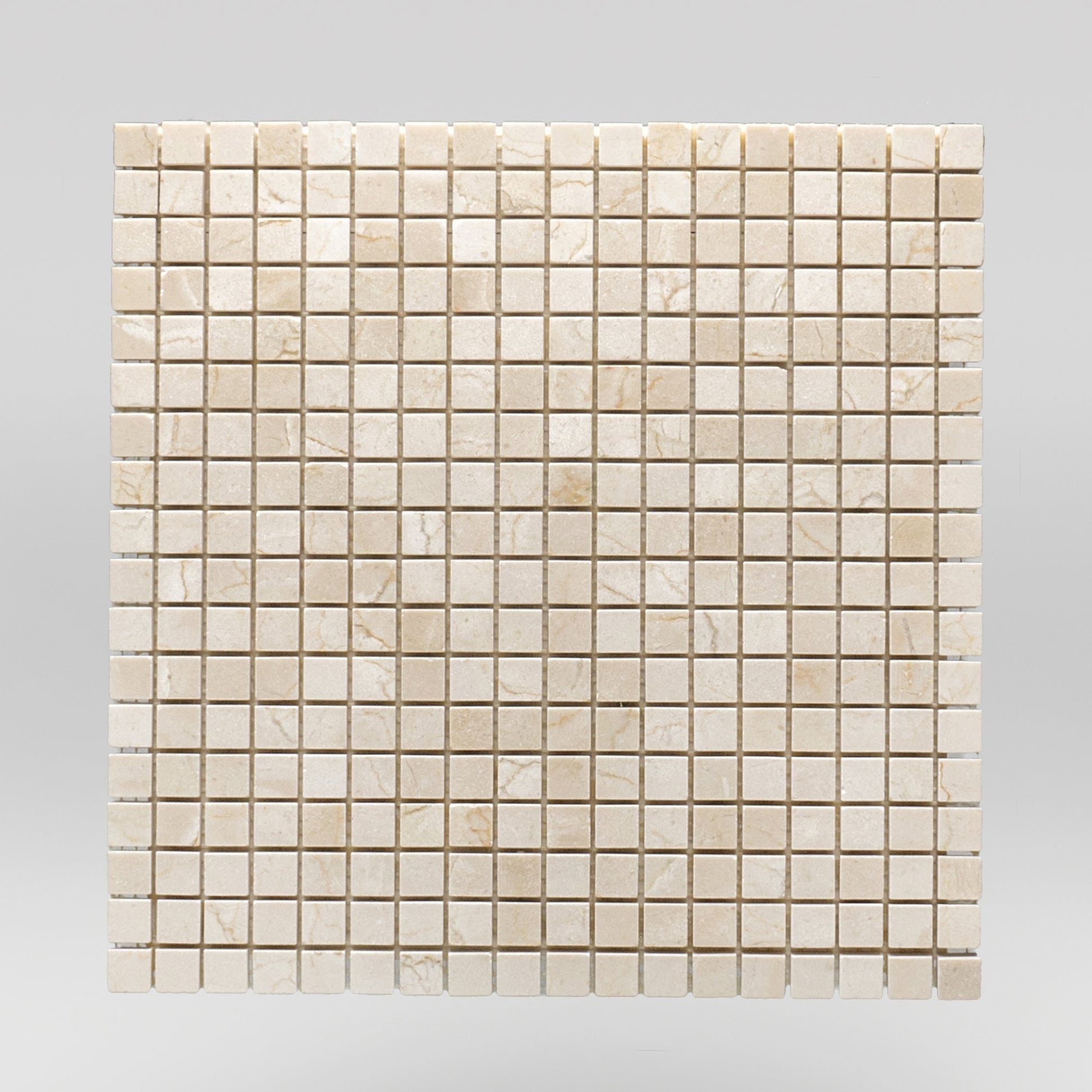 Crema Marfil Select Polished 5/8"x5/8" | Marble Mosaic | Square | BigAppleMarble.com