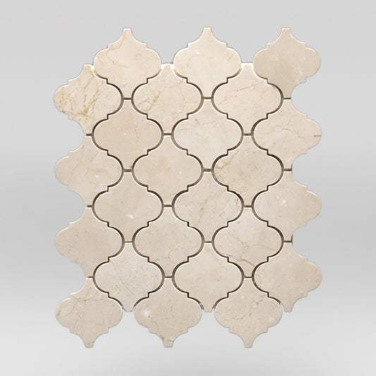 Crema Marfil Select Polished Lantern | Marble Mosaic | BigAppleMarble.com