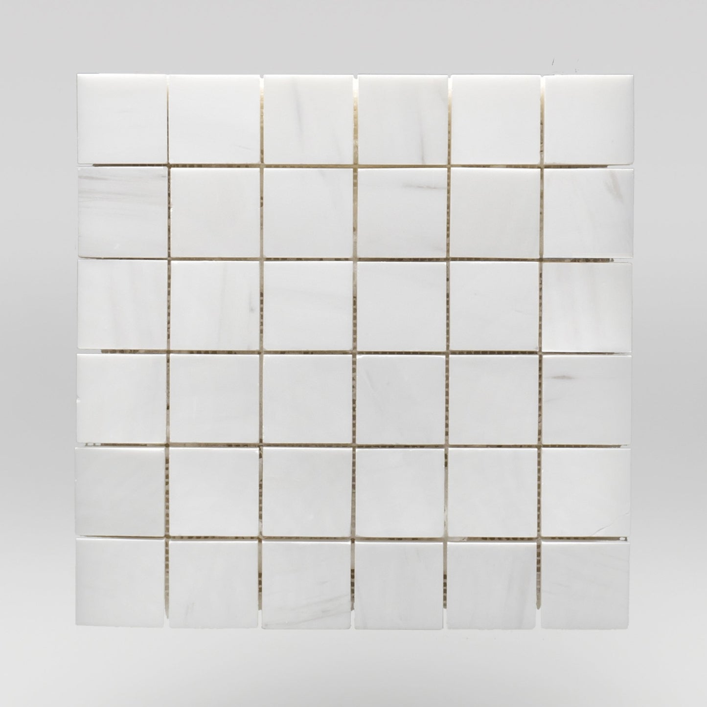 Dolomite Polished 2"x2" | Marble Mosaic | Square | BigAppleMarble.com