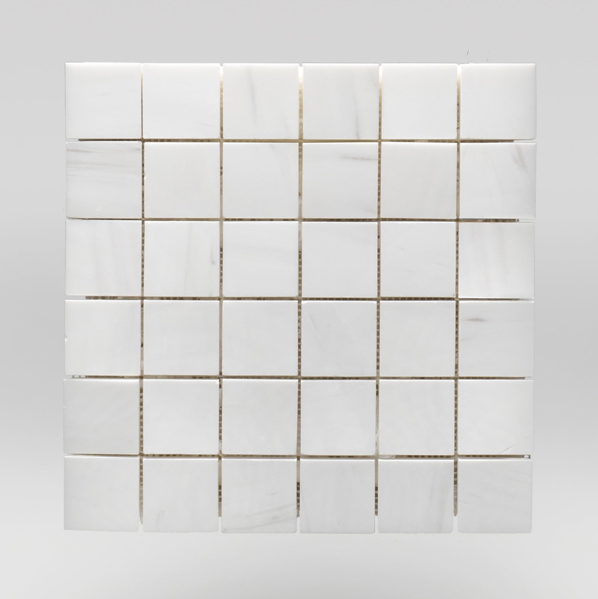 Dolomite Polished 2"x2" | Marble Mosaic | Square | BigAppleMarble.com