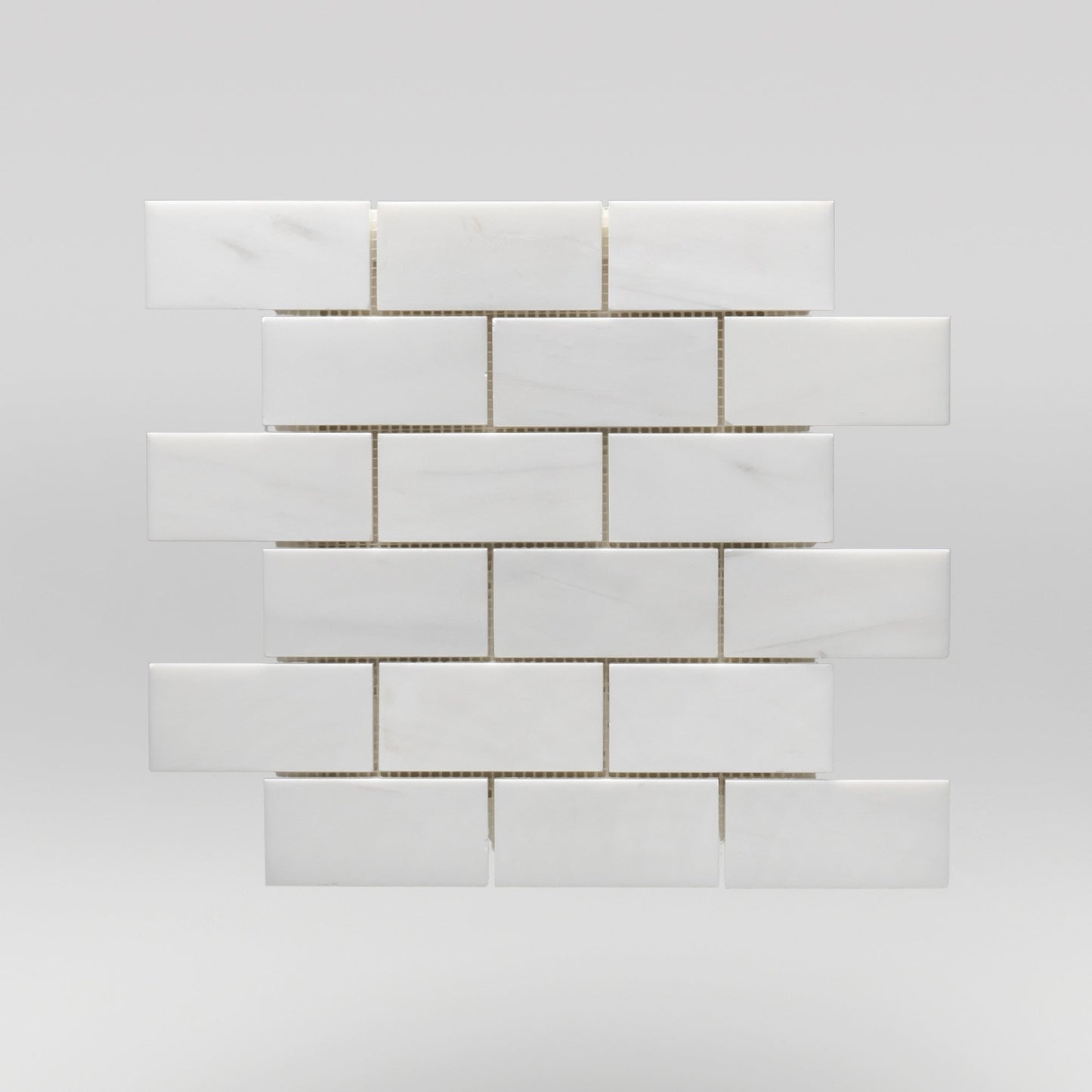 Dolomite Polished 2"x4" | Marble Mosaic | Brick | BigAppleMarble.com